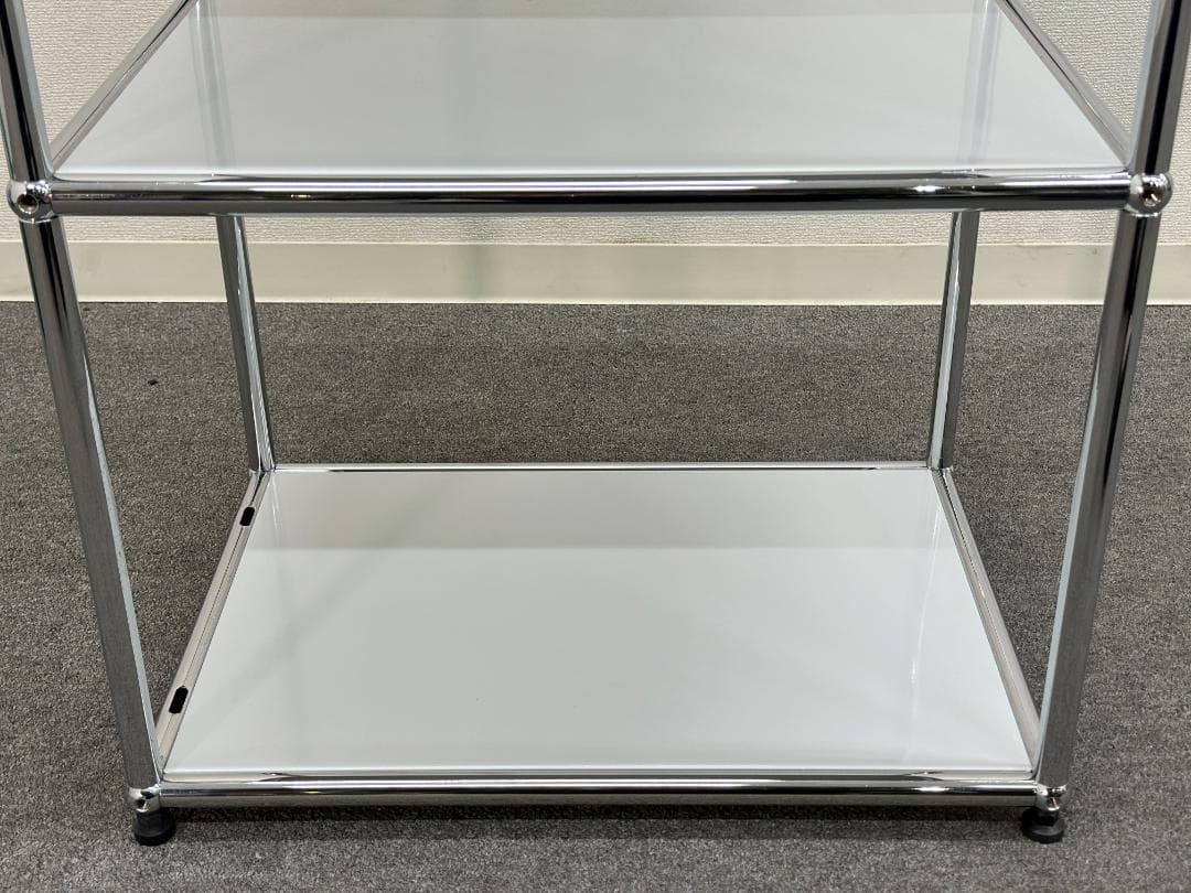 正規品■USMハラー■スリム　オープンシェルフ　1列3段　ライトグレー　シンプル