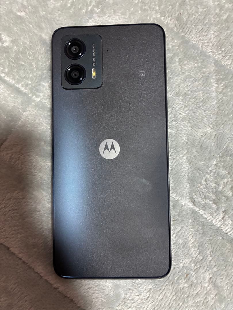 【motorola】moto g53y 5G ブラック