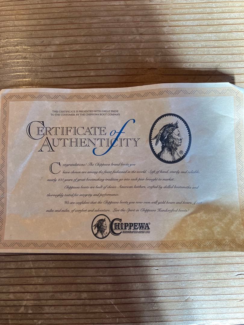チペワエンジニアブーツU.S製