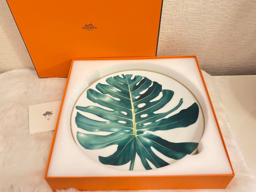 新品 エルメス パシフォリア ディナープレート 27cm 皿 2枚 ギフト 食器