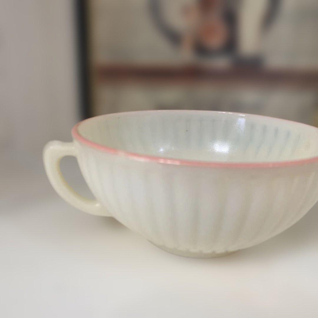 マクベスエバンス　パステルバンド　スープカップ　レア