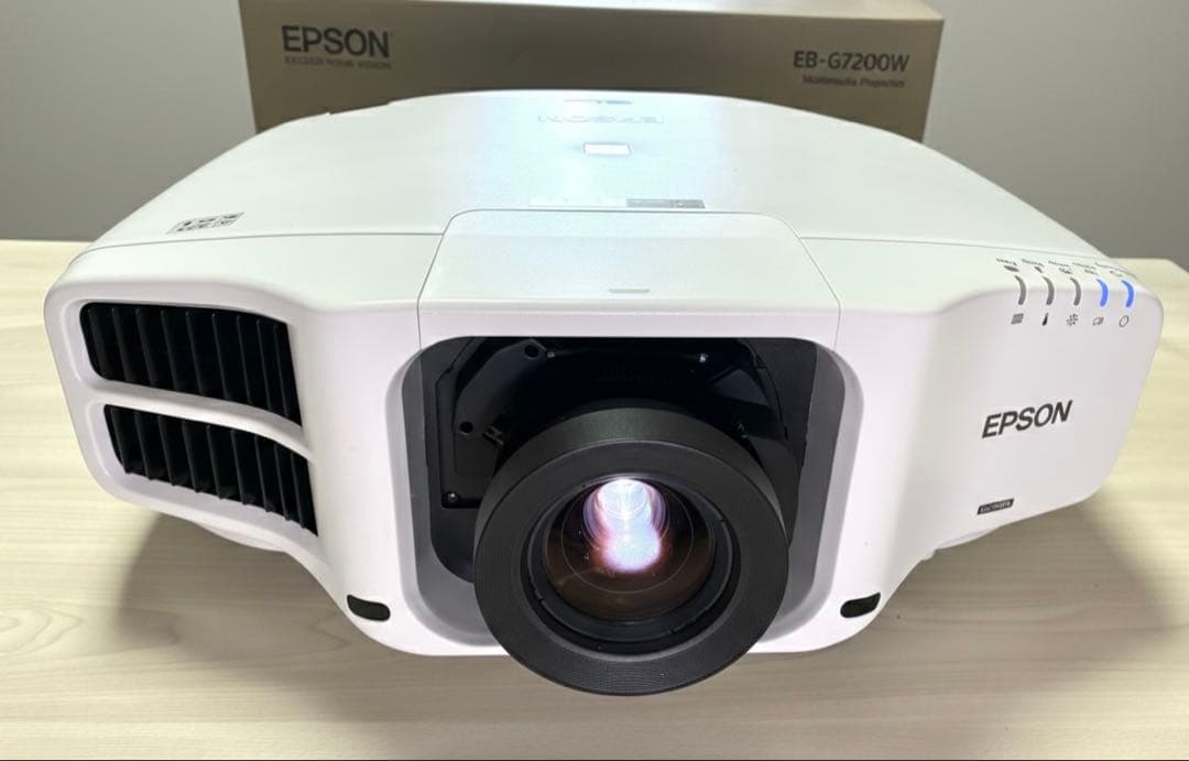【ランプ0時間/レンズ新品】EPSON EB-G7200W 7500lm