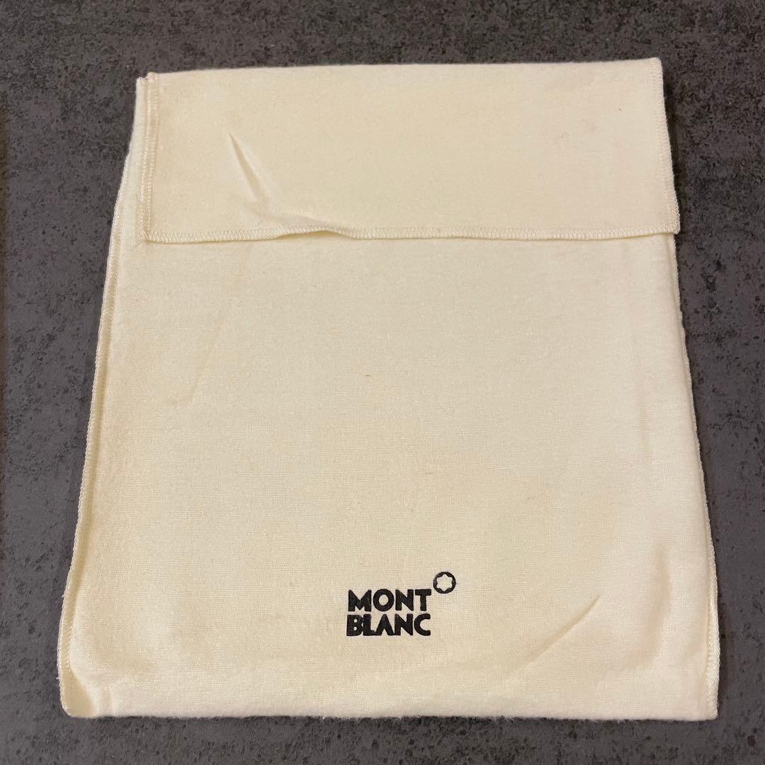 【新品未使用】Montblanc モンブランノートブックレザーブラック