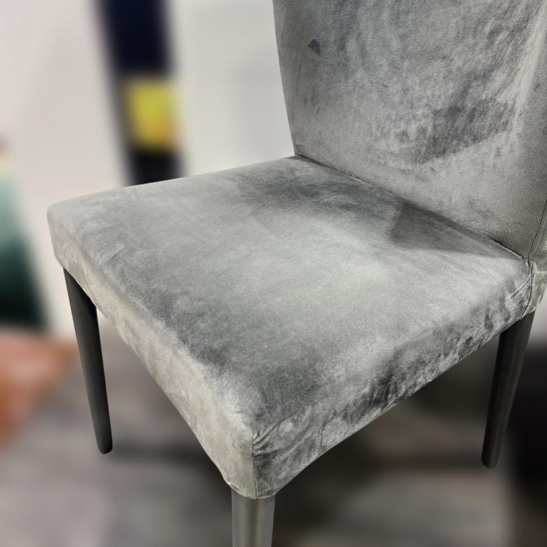 【ligne roset】ロゼチルコ◆ダイニングチェア2脚セット◇ベロア