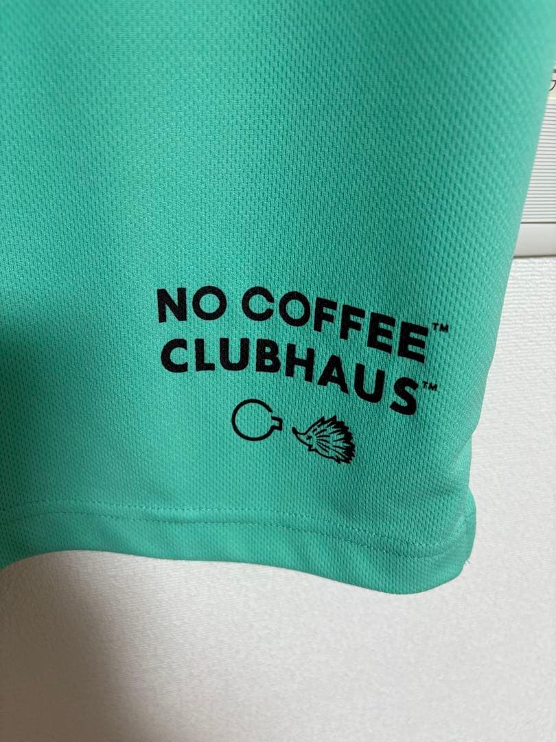NO COFFEE CLUBHAUS ゴルフポロシャツ ミントグリーン