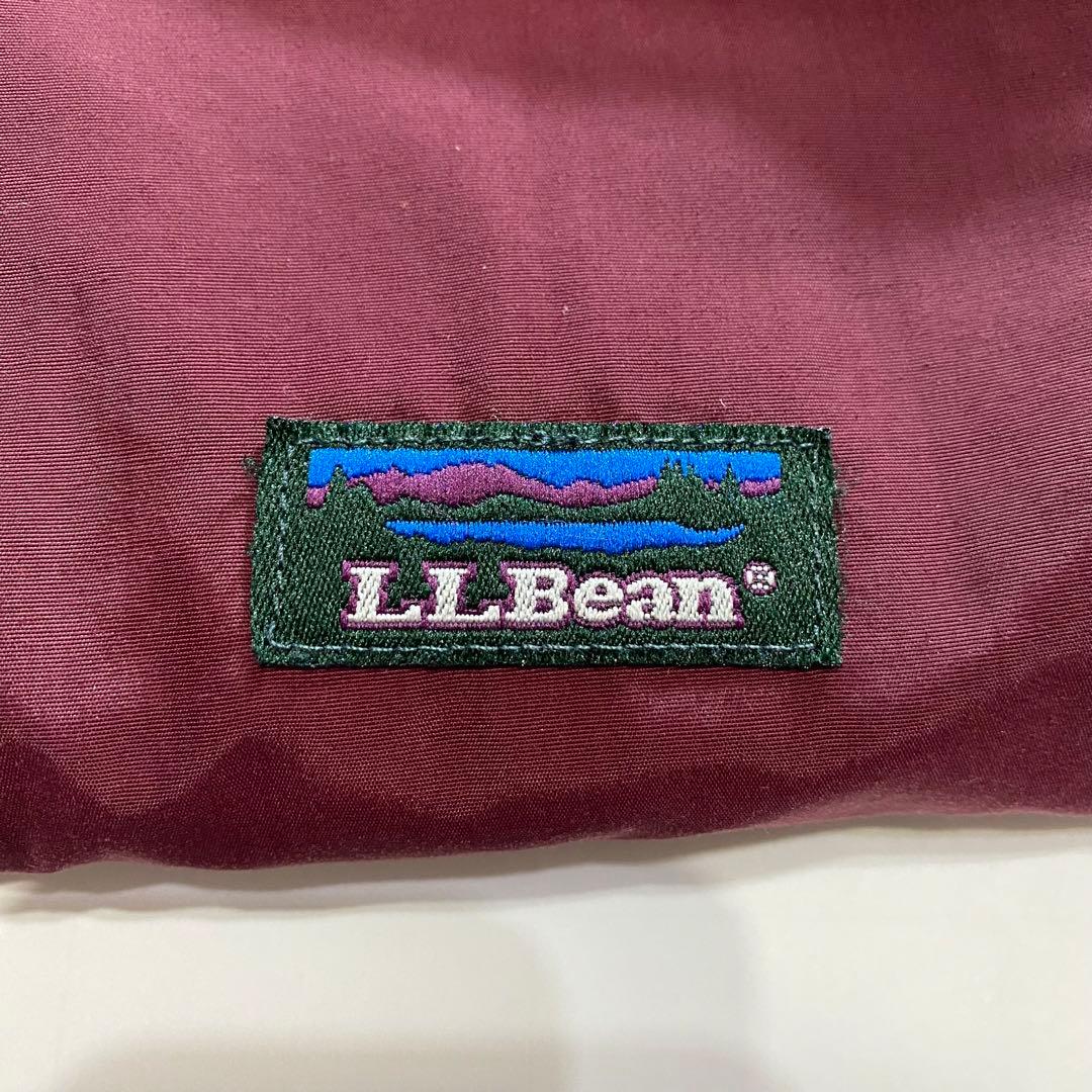 90s USA製 LLBean エルエルビーン ウォームアップ ボルドー 短丈