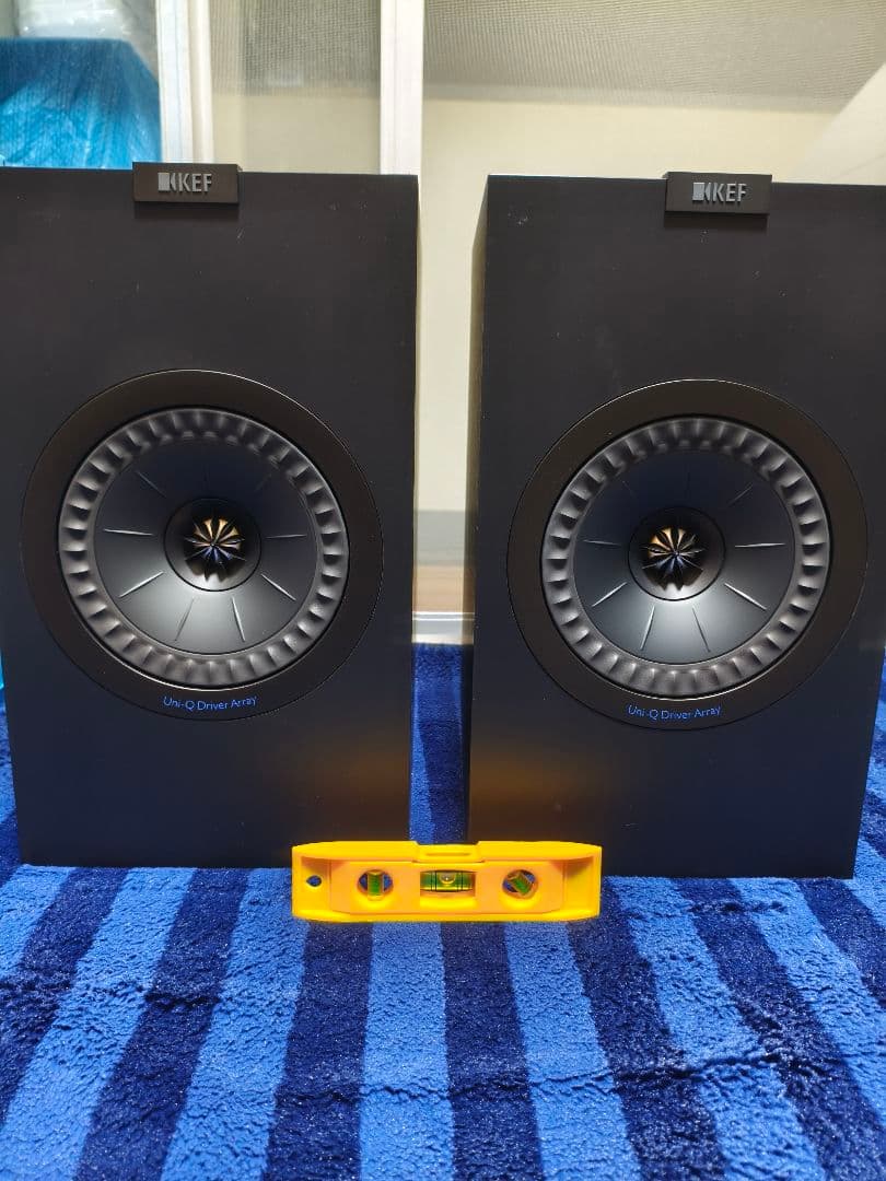 ほぼ新品 KEF Q350 ケフ Q350 ブックシェルフ ペア サランネット付