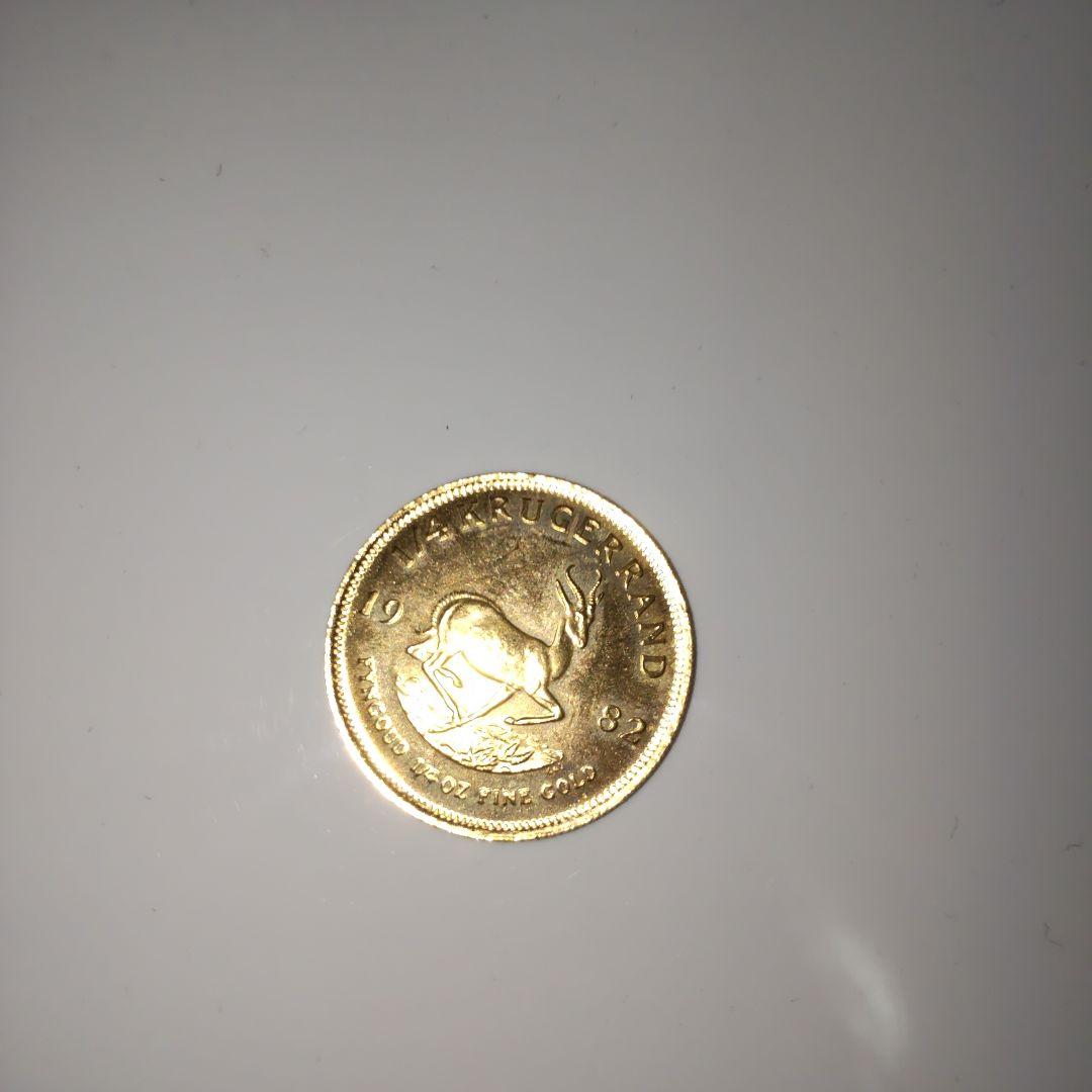 1982 1/4オンス 南アフリカ クルーガーランド金貨