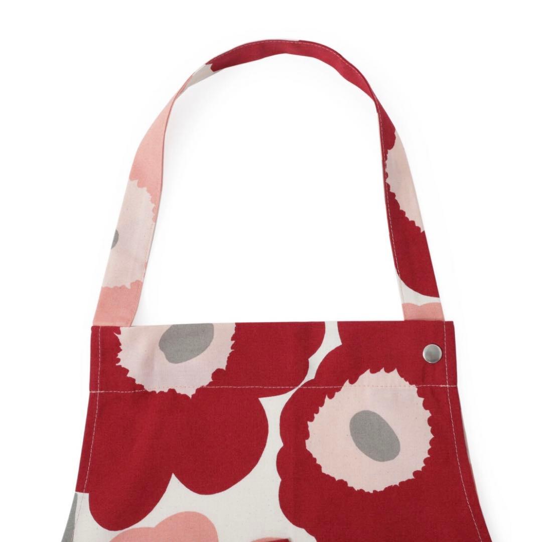 新品 マリメッコ Pieni Unikko ウニッコ エプロン チェリー