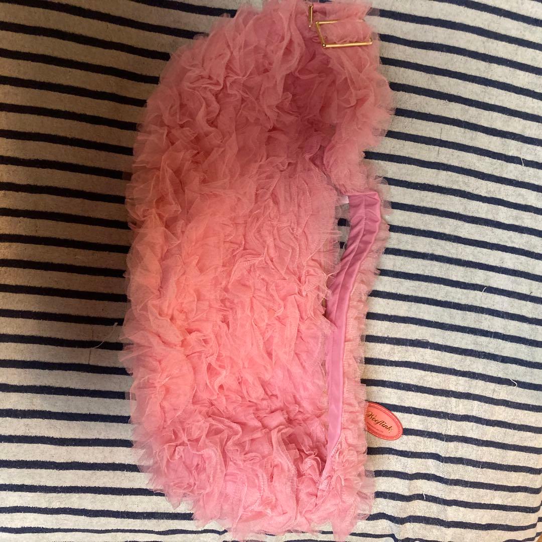 ウーフリンク WOOFLINK HUG ME BAG TULLE ピンク　新品