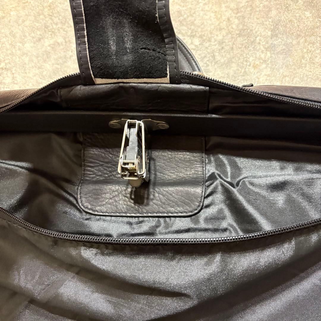 Le Donne Leatherレザー ガーメントバッグ スーツ 収納 旅行