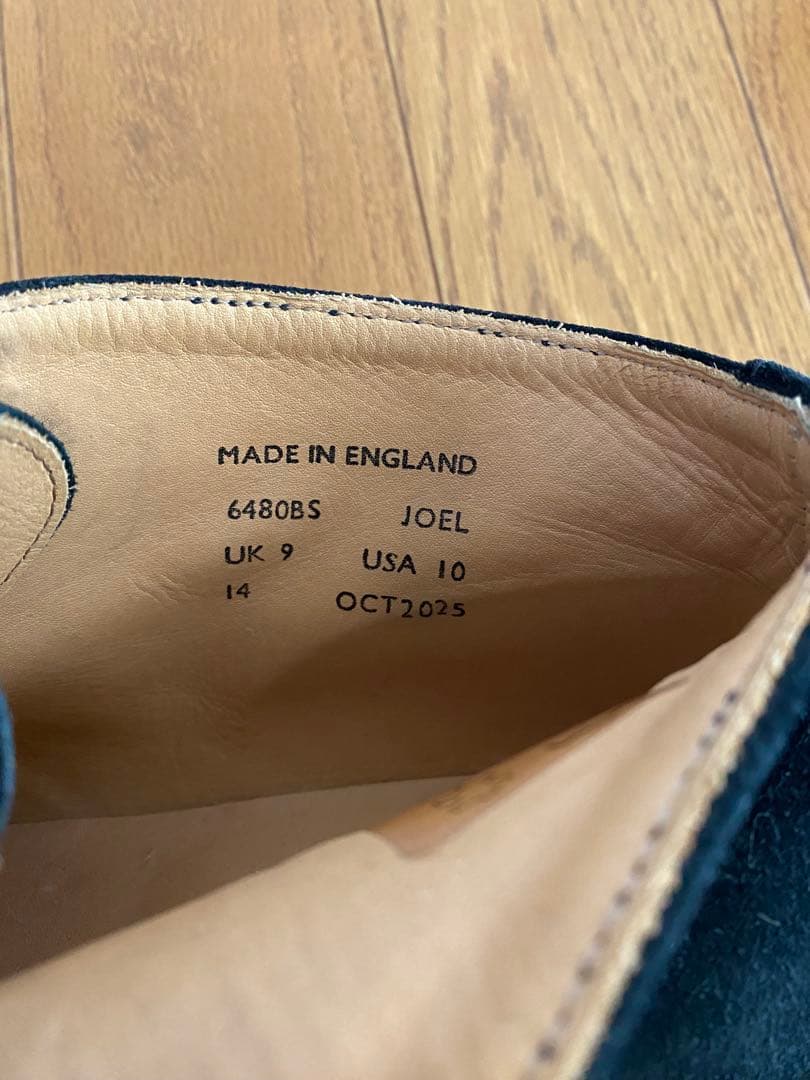 SANDERS uk9 マッドガード チャッカブーツ