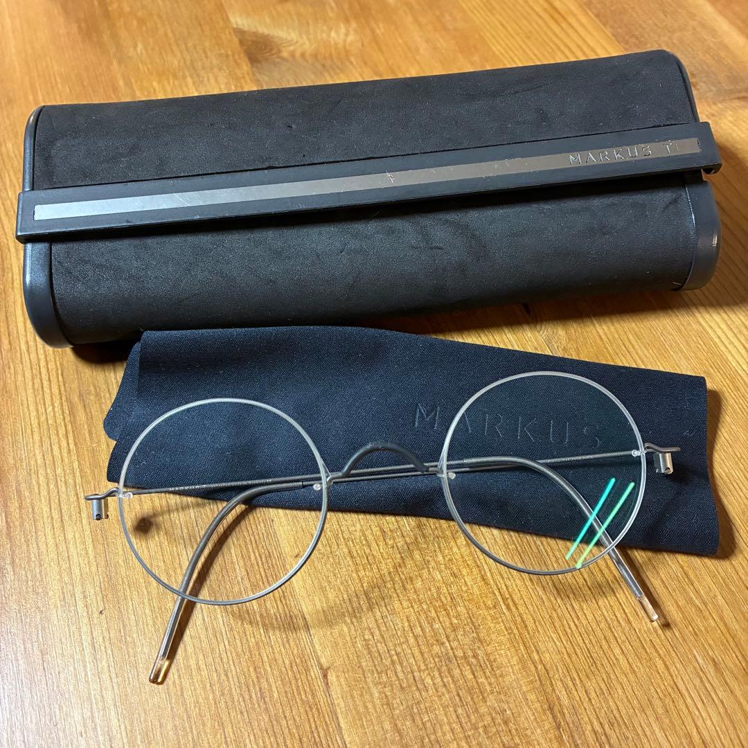markus t マルクスt 一山　チタンフレーム　眼鏡