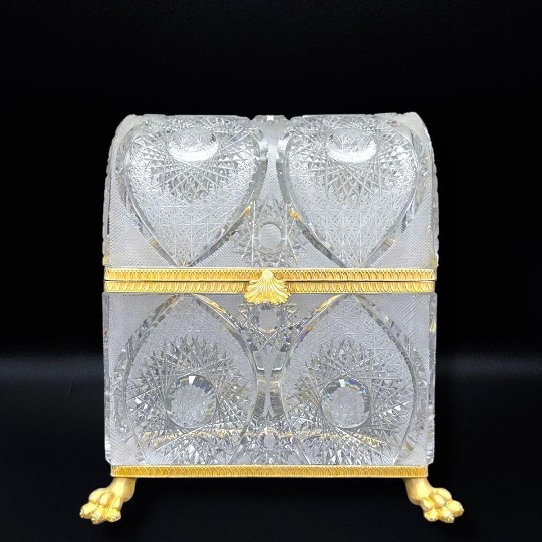 【希少/美品】MARTIN BENITO クリスタル ガラス ボックス 小物入れ