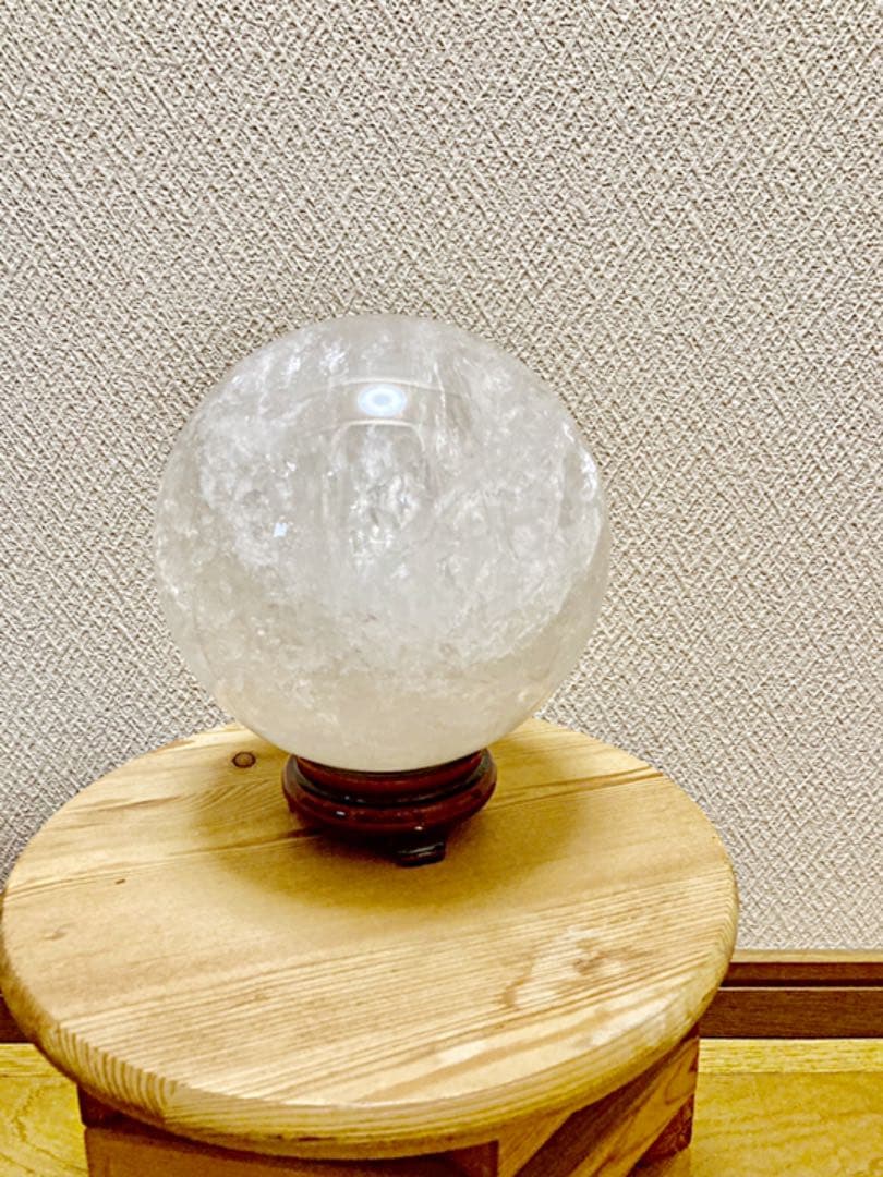 ⭐️特大⭐️ヒマラヤ水晶玉⭐️虹入⭐️水晶ブレスレット⭐️水晶ネックレス⭐️水晶数珠⭐️