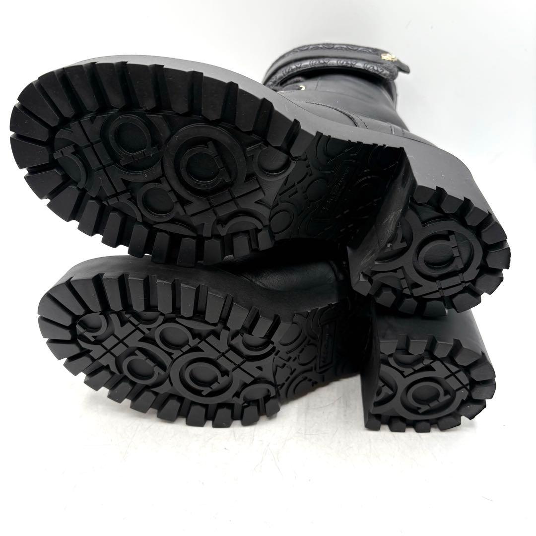 美品✨ サルヴァトーレフェラガモ ランディングブーツ サイドジップ 【6.5c】