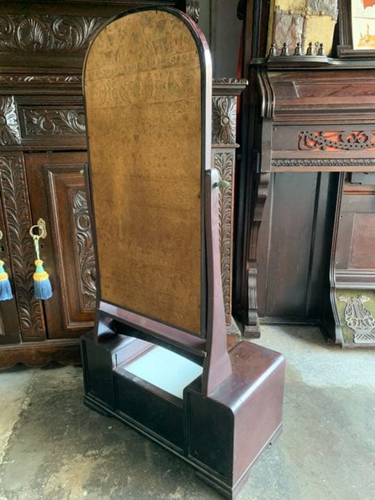 大正ロマン　アンティーク　レトロ　ドレッサー　鏡台　姿見　ミラー　化粧台