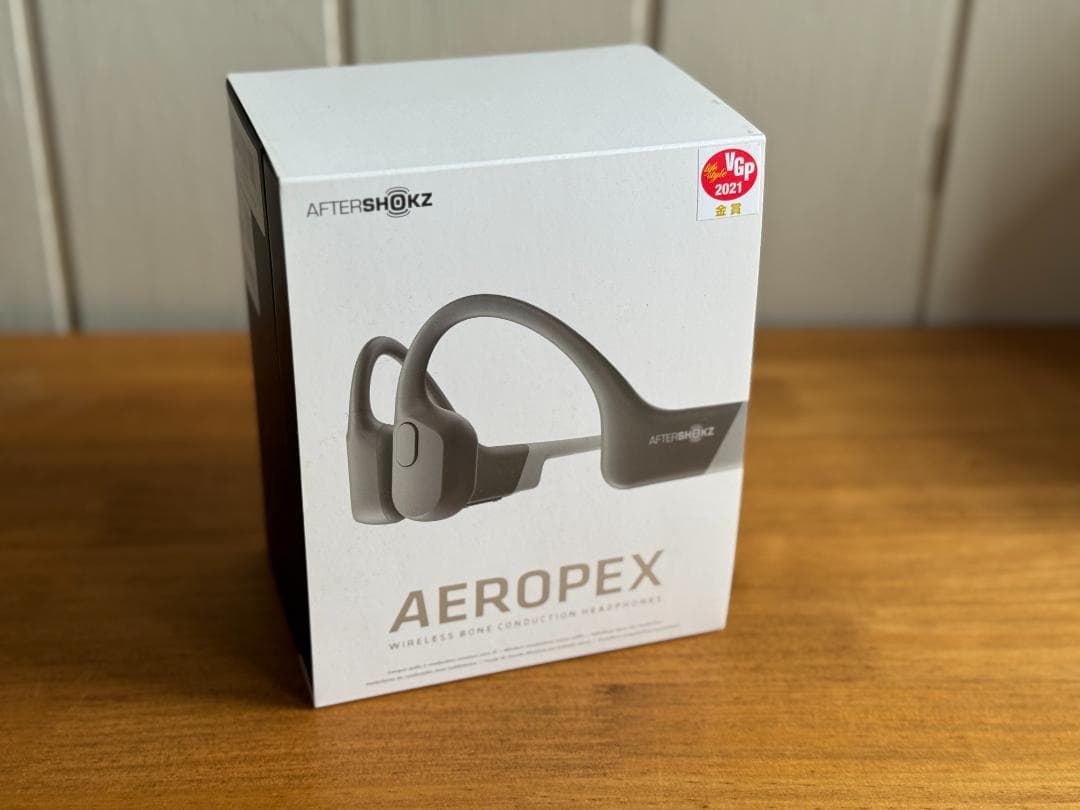 AfterShokz Aeropex 骨伝導イヤホン グレー