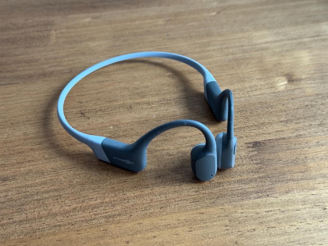 AfterShokz Aeropex 骨伝導イヤホン グレー