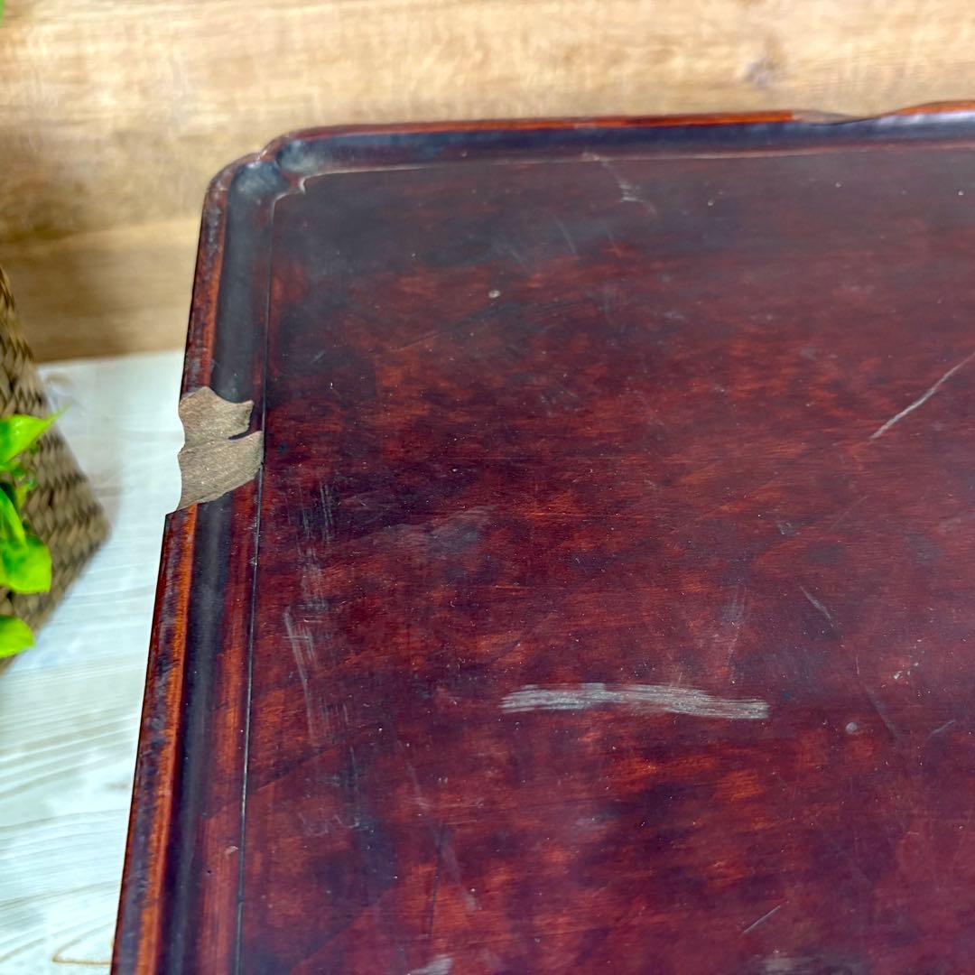 韓国年代物李朝家具木製特大お膳ソバンテーブル座卓アンティークビンテージ飾り台花台