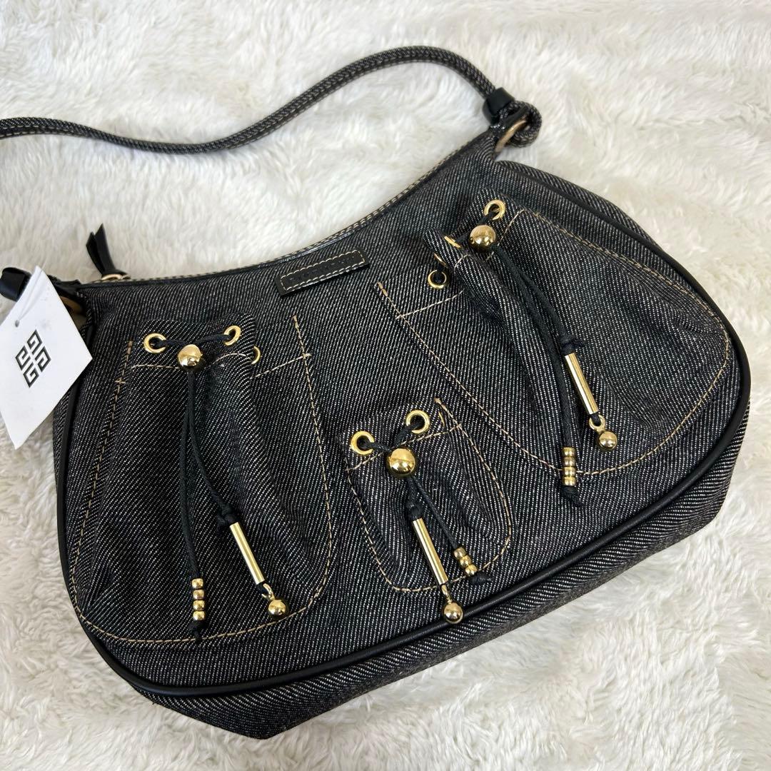 ジバンシー★未使用タグ付★アクセサリーポーチ★ハンドバッグ★デニム地★インディゴ