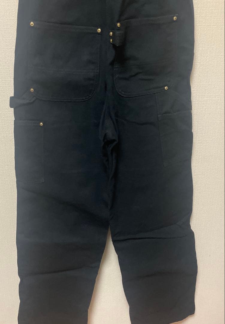 Carhartt オーバーオール 32×32 黒