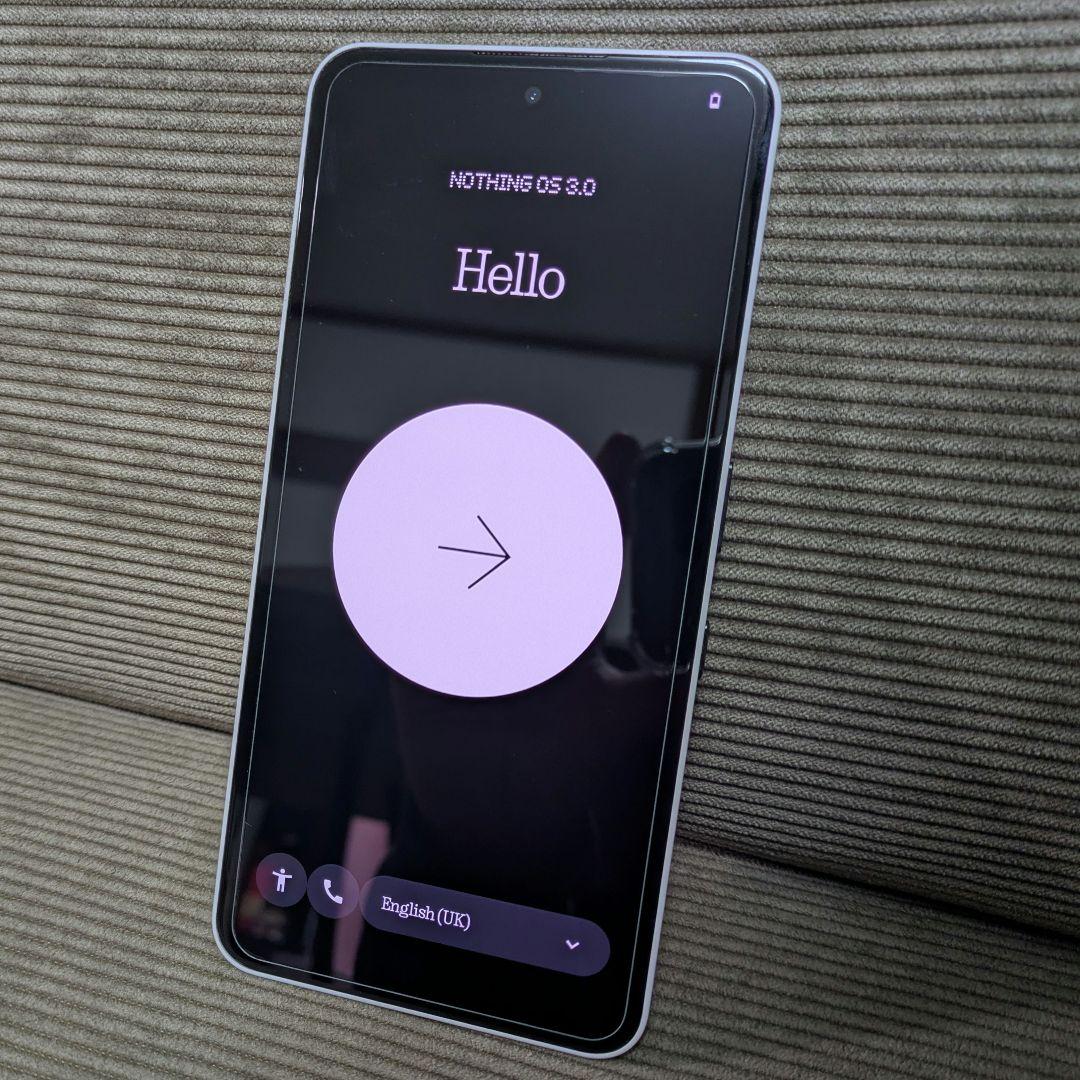 【美品】Nothing Phone(3a) 128GB ホワイト 箱あり