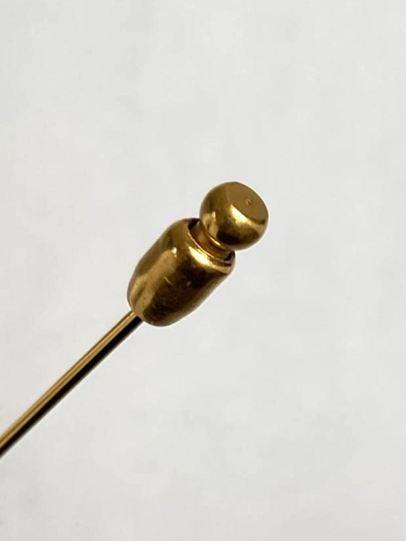 良品　HERMES エルメス　セリエ　ピンブローチ　ピンバッチ　ゴールド　箱付き