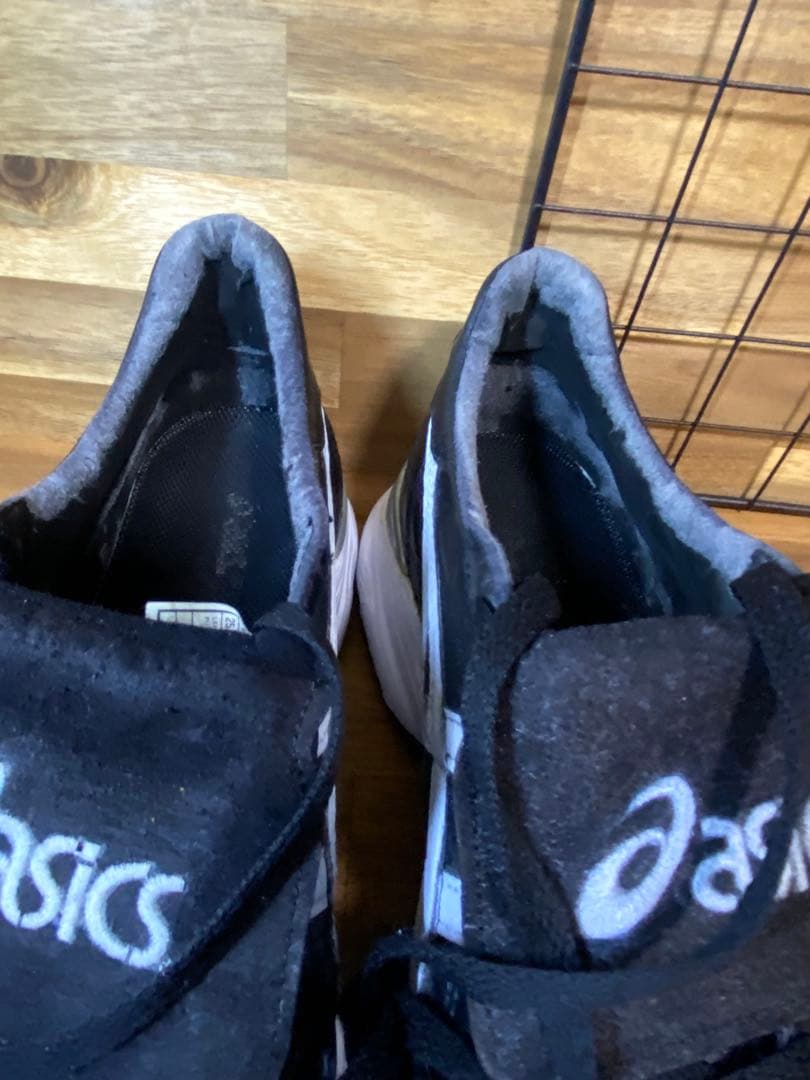 アシックス　インジェクター　ルーゴ　黒　25.5㎝　スニーカー仕様