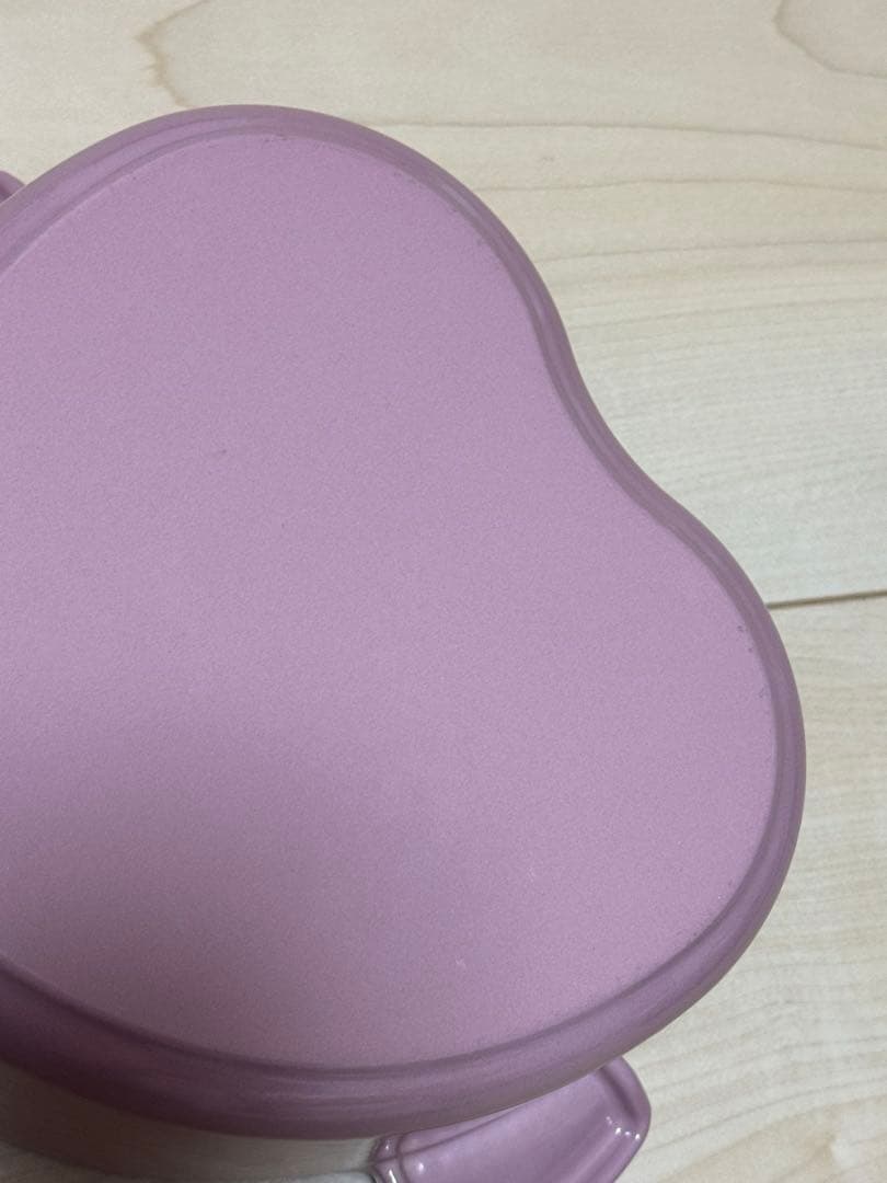 ルクルーゼ　COCOTTE COEUR ココットダムール　シフォンピンク