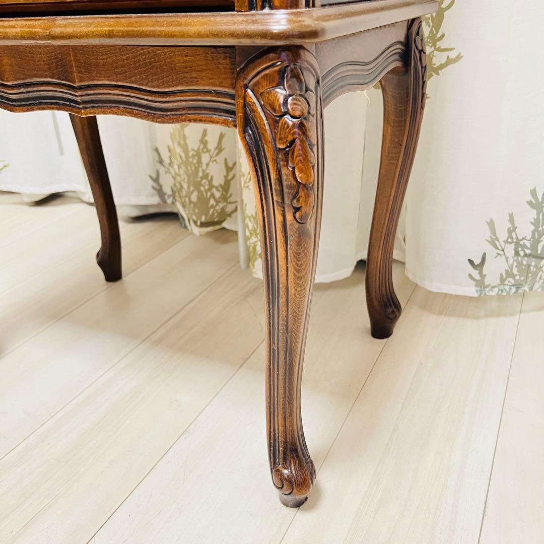 クラウディオ 猫脚 3段チェスト アンティーク イタリア製 大理石 天板