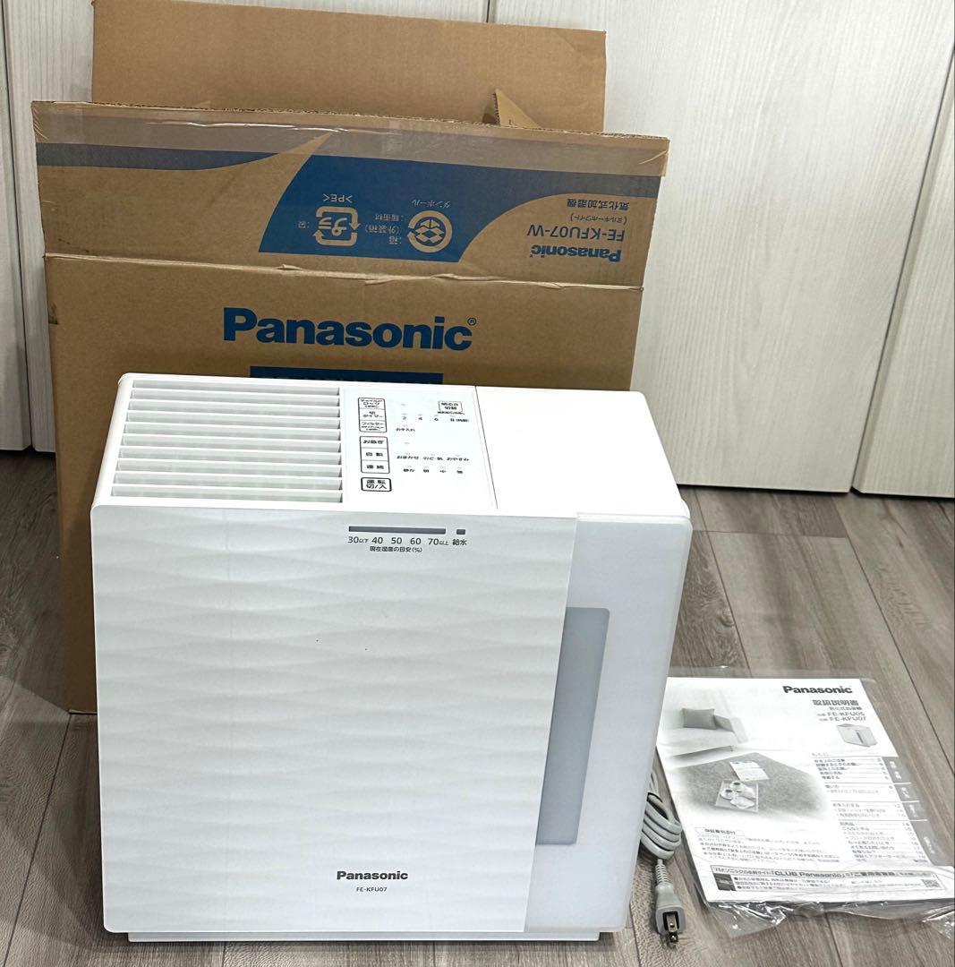 値下げ【新品】Panasonic FE-KFU07-W ヒーターレス気化式加湿機