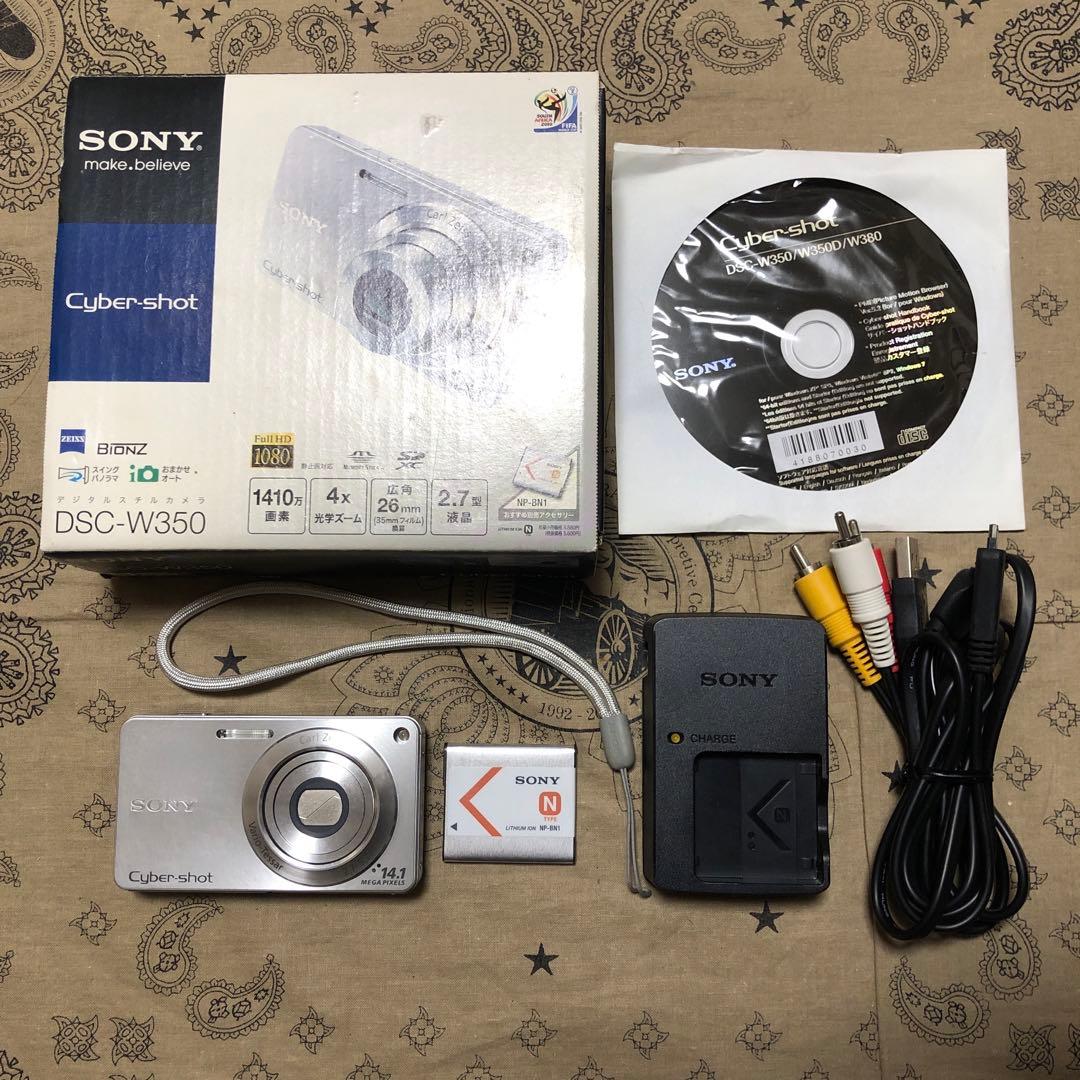 極美品 SONY Cyber-shot DSC-W350 デジカメ コンデジ