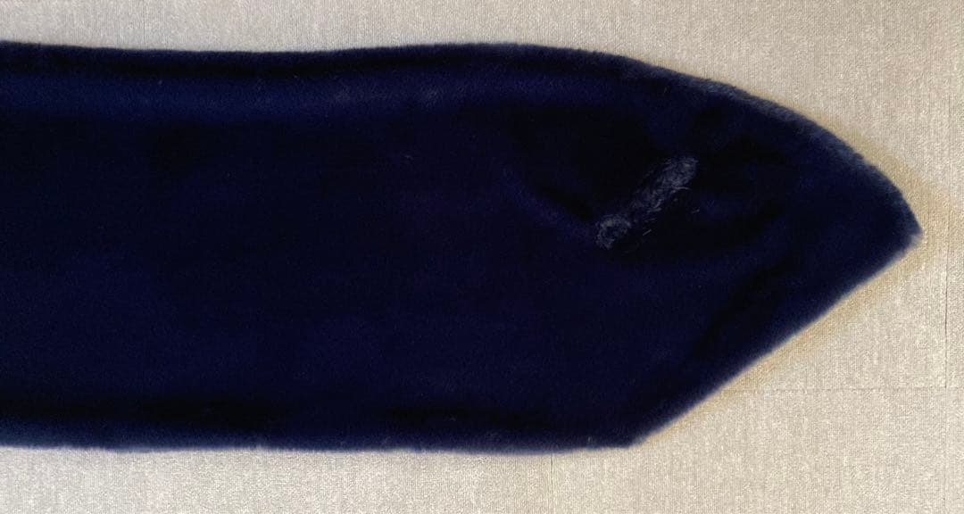 【新品未使用】JENNE リッチボリュームファーケープ ネイビー