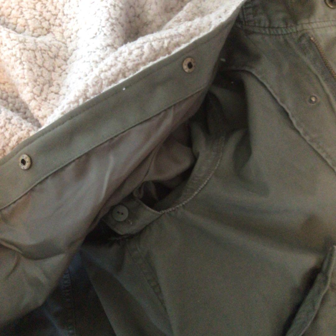 y2k 00s archive グランジフェアリー　ファー付コート　森ガール