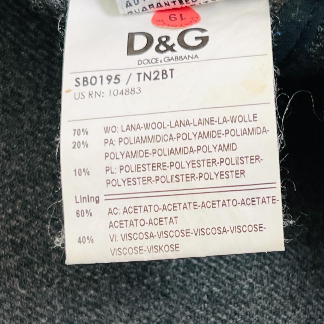 【ドルチェ＆ガッバーナ】Pコート リバー ダブル リアルファー ラクーン L