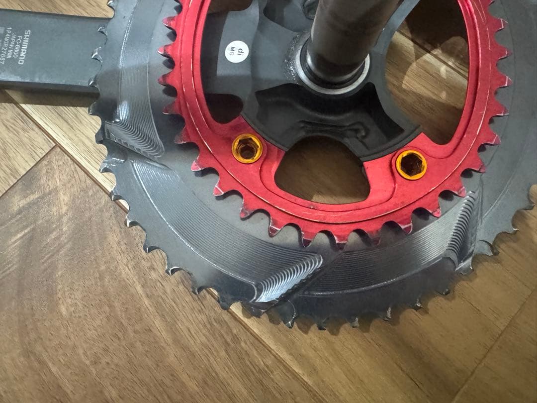 SHIMANO ULTEGRA クランク　Absoluteチェーンリング