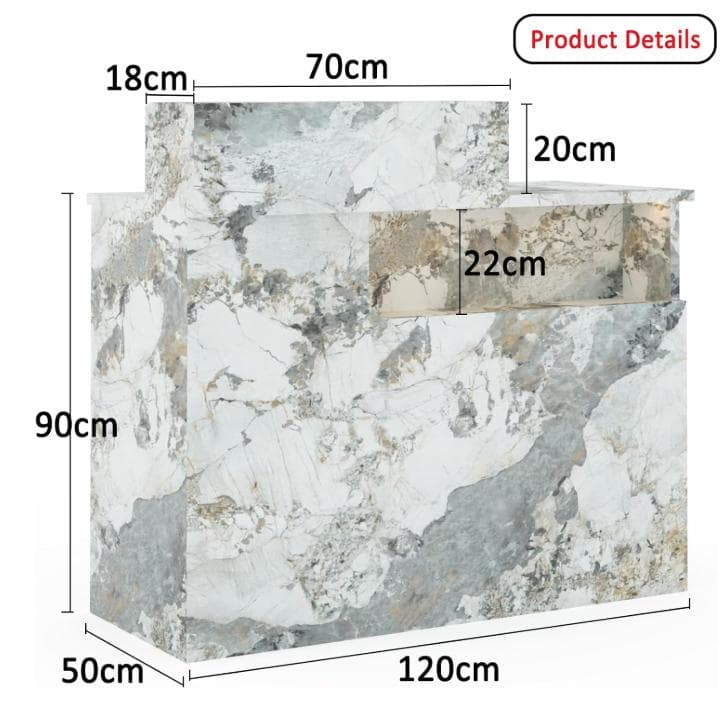 新品☆レジカウンター 受付カウンターデスク 小型受付　おしゃれテーブル送料無料