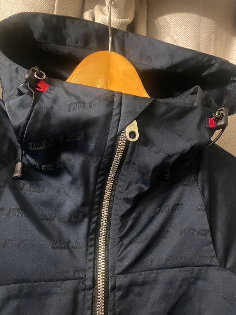 マークアンドロナ　ジャケット　ブルゾン　黒　L総柄