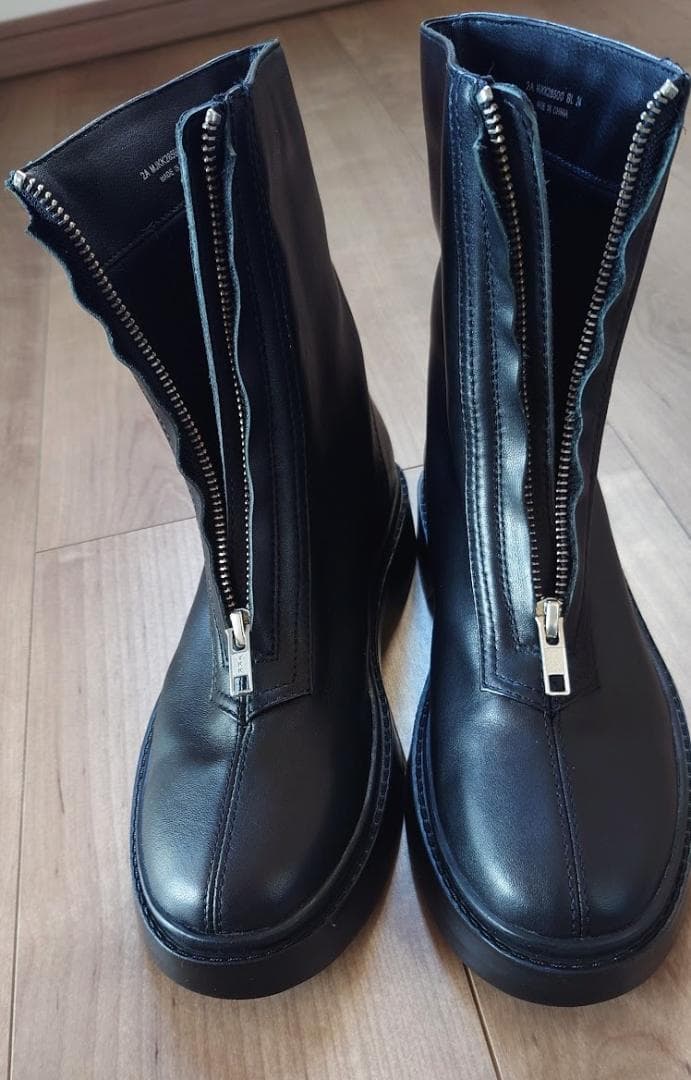 【Bioさま専用】MODE ET JACOMO フロントジップボリュームブーツ