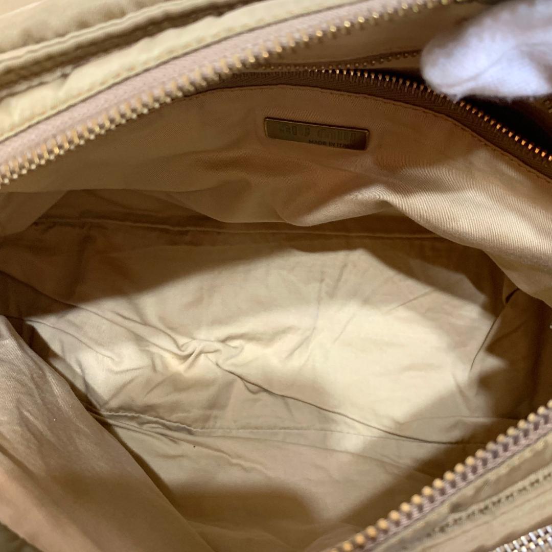 miu miu 90s アーカイブ ショルダーバッグ ナイロン カーキ系 y2k