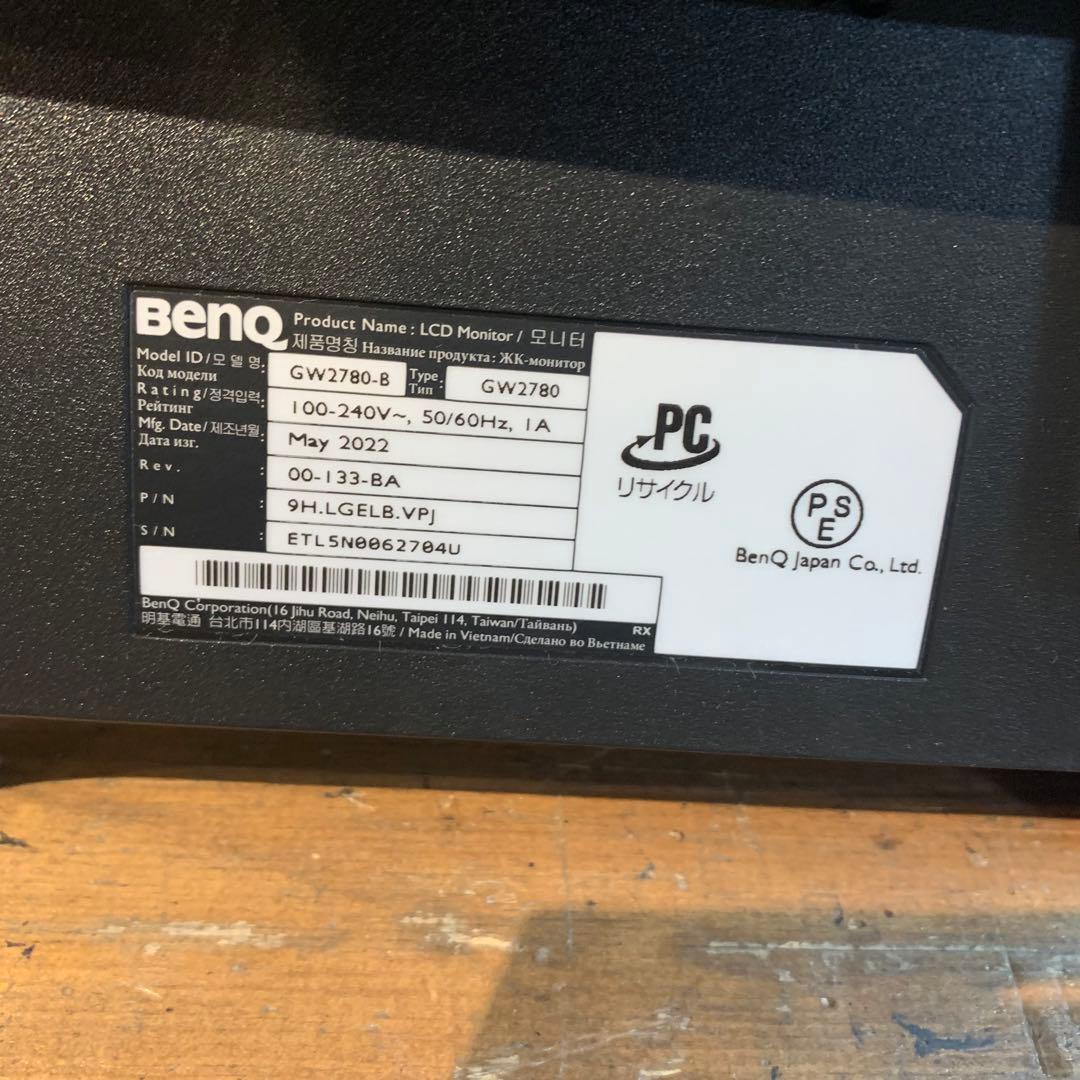 BenQ GW2780 27インチ　PC用ディスプレイ・モニター