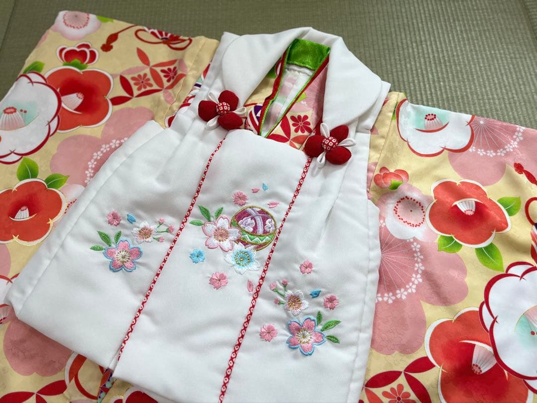 【美品】七五三 着物 3歳 女の子 9点被布セット