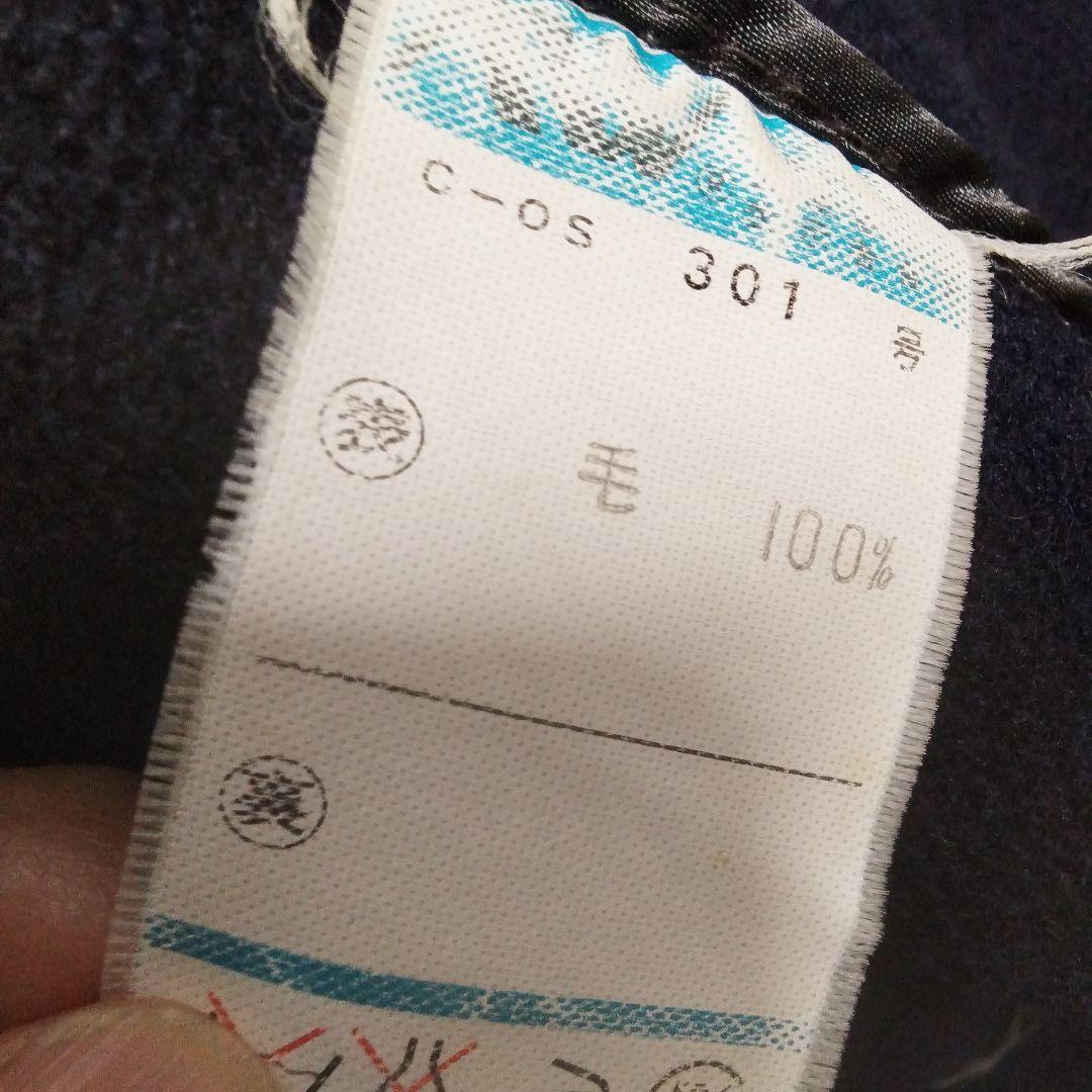 ★【ムーアブルック生地】英国製 オースチンリード 黒 ダッフルコート サイズL