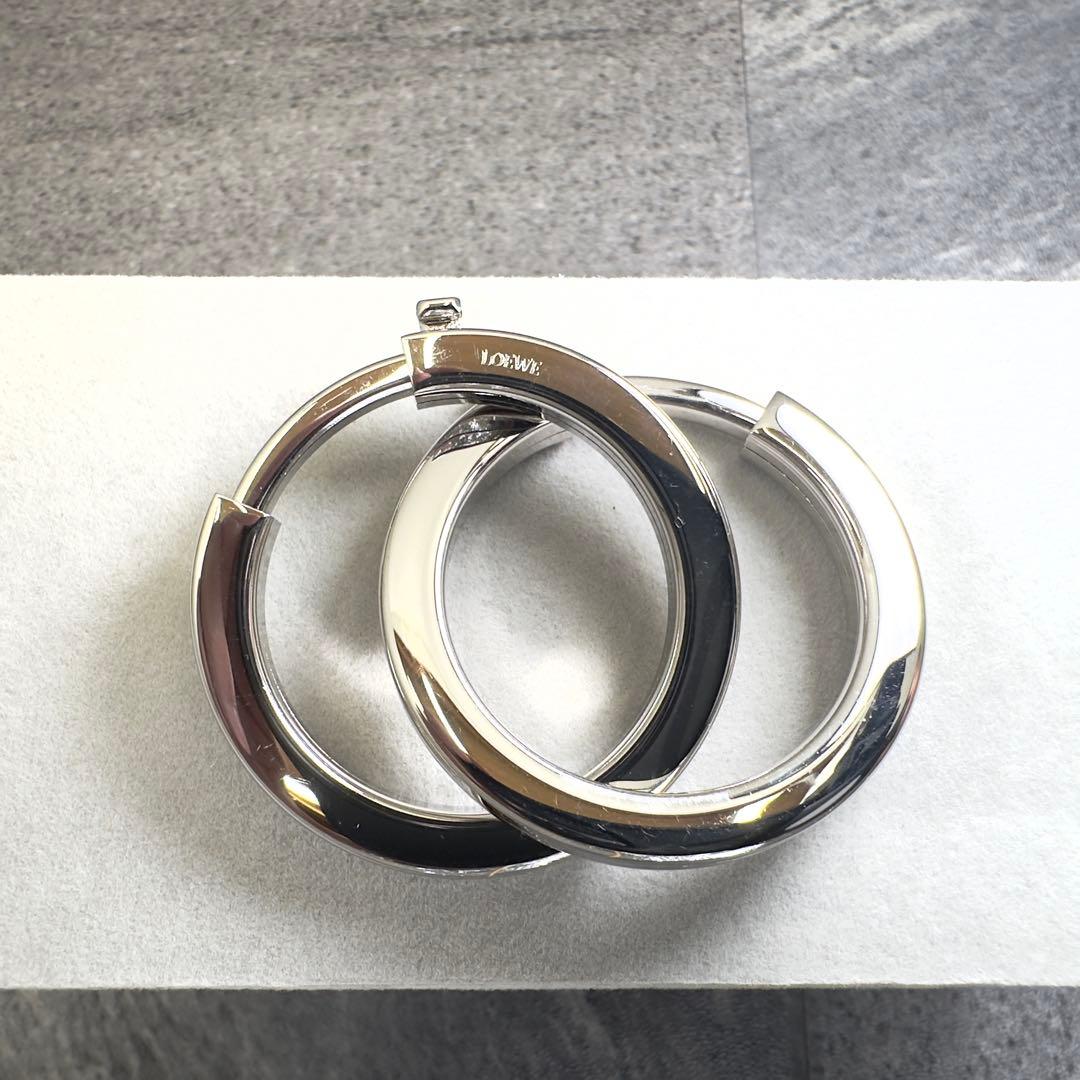 ★鑑定済★LOEWE★ロエベ★シルバー★キーリング★チャーム★カラビナ★