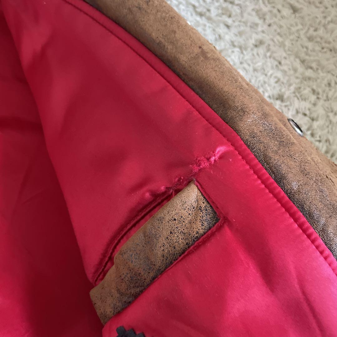 Jeff Hamilton BULLS レザー スタジャン ジャケット 90s