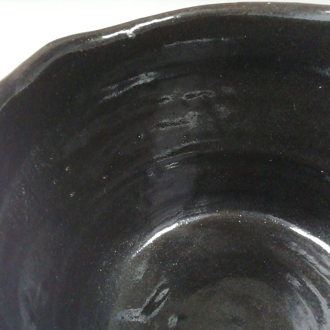 Ｔ５０３　茶碗　『瀬戸黒　小田木写』『半筒茶碗』『西尾香舟』共箱　抹茶碗　茶道具