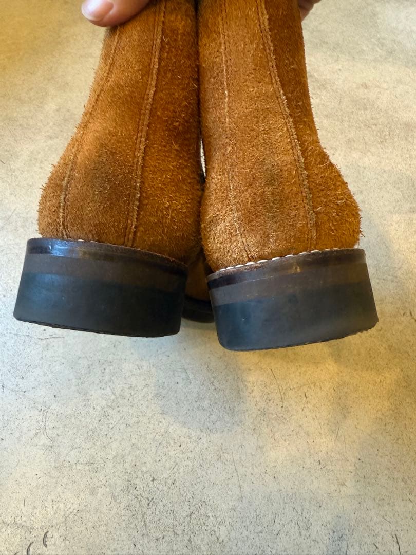 ローリングダブトリオ　スタン　オイルスエード　タバコブラウン