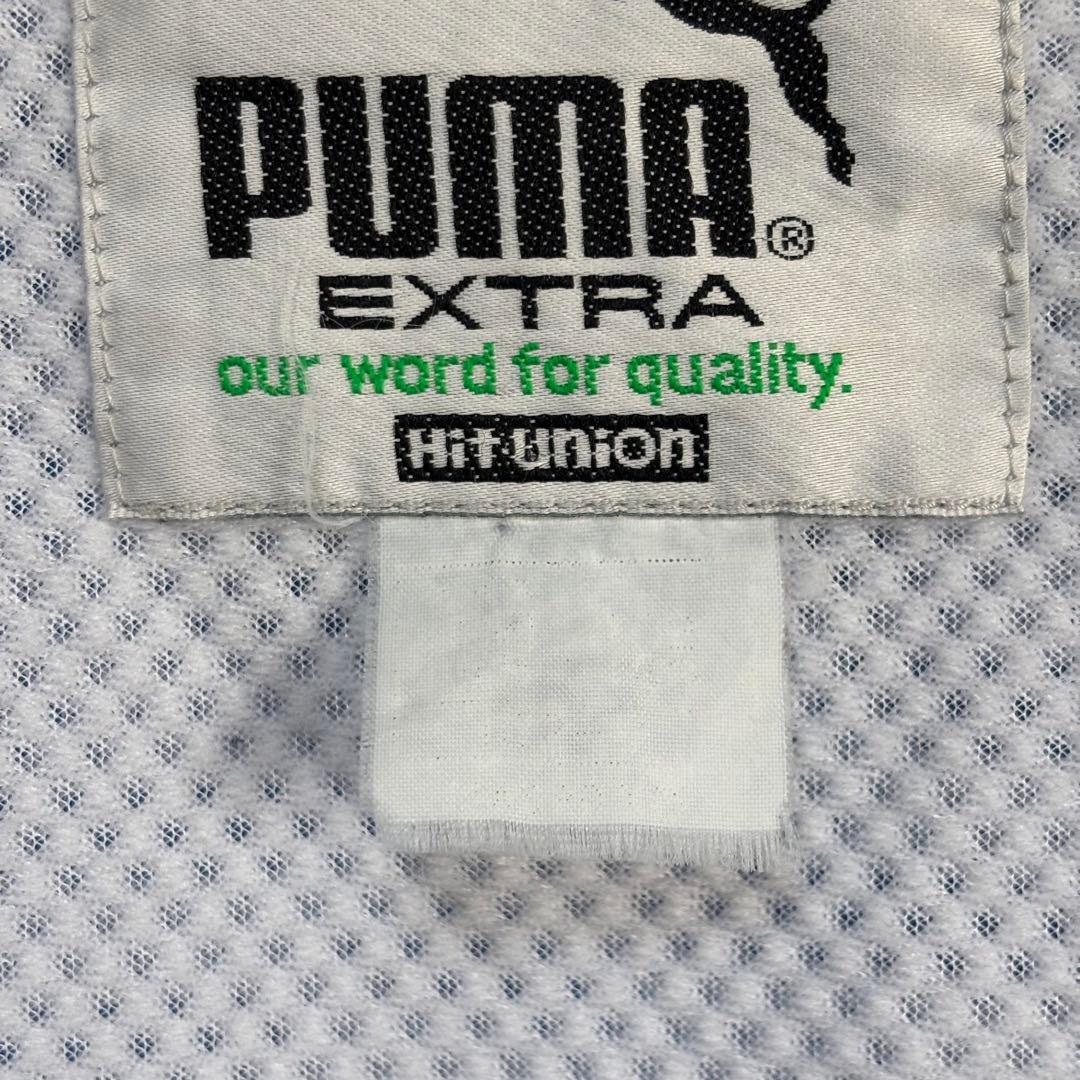 青黒 PUMA プーマ ヤマハ ジュビロ磐JUBILO ナイロンジャケット ML