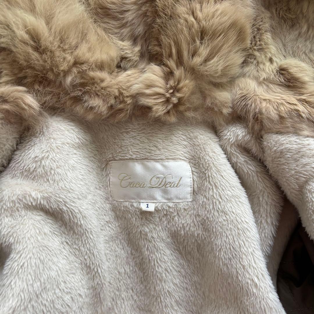 00’s 森ガール フェアリーグランジ ラビットファーモッズコート 平成ギャル